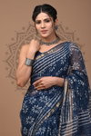 DF 137 Dhamaka Gold Border Printed Sarees Wholesale Market In Surat